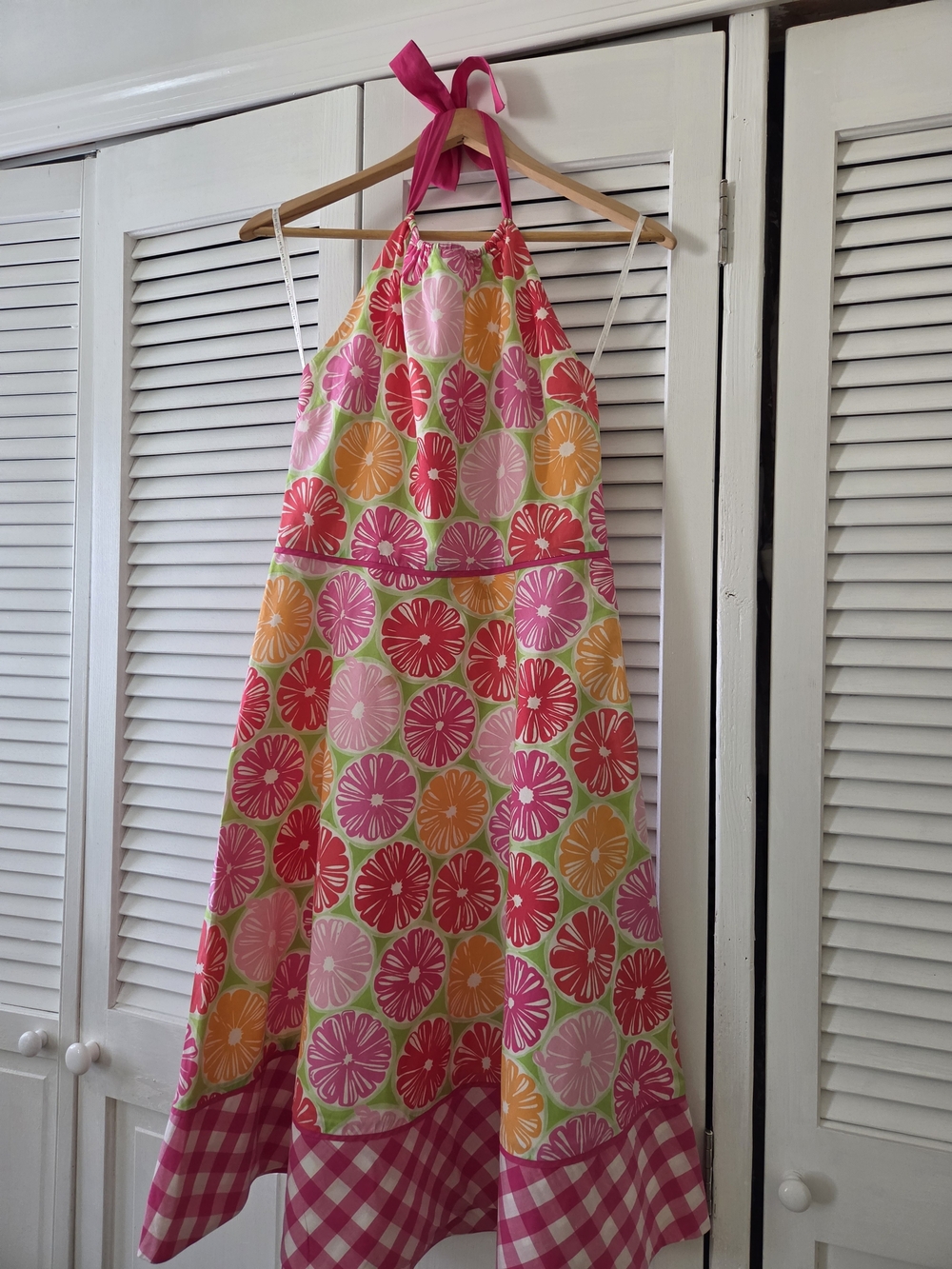 Lilly Pulitzer White and Pink Trim Dress Label Detail